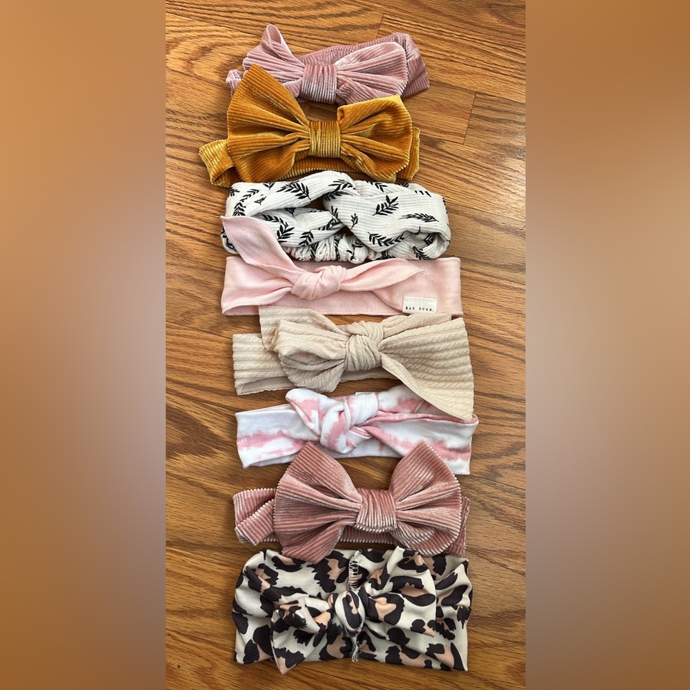 Baby Girl Bow Headband Lot